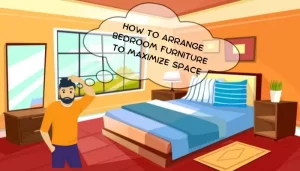 Bedroom furniture arrangement