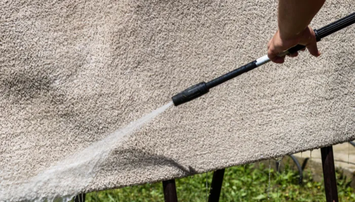 How to Clean an Area Rug with a Pressure Washer