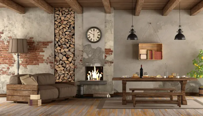 Use of Natural Materials to Create a Rustic Look